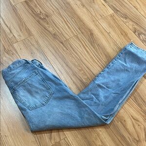 Free People Blue Straight Leg Jeans